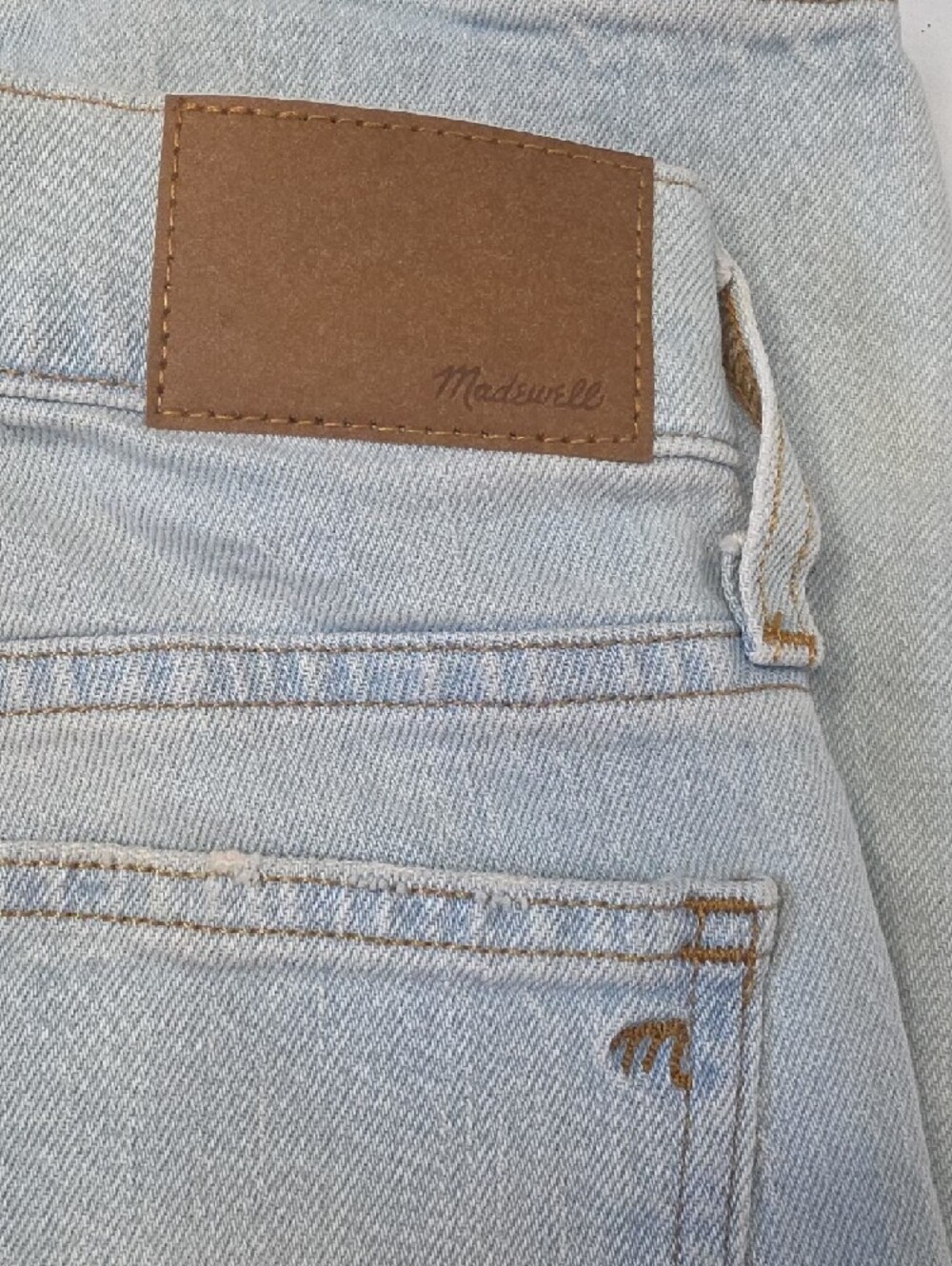 Madewell Mid-Rise Perfect Vintage Jeans Magic Pockets Light Wash Women's Size 24 - Picture 9 of 16